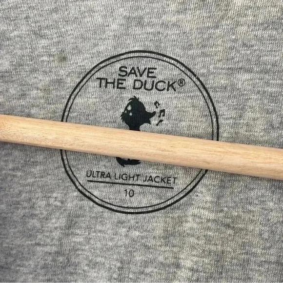 NWT Save the Duck Kids Ultra Light Weight Nylon Jacket size 10 - Picture 7 of 7